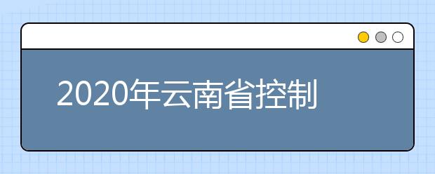 2020年云南省控制分?jǐn)?shù)線:一本文史555分，理工535分
